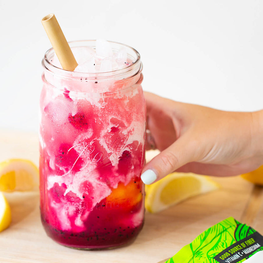 Creamy Dragon Fruit Lemonade