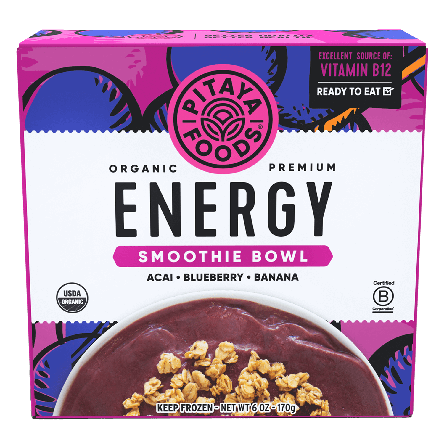 Pitaya Foods Energy Smoothie Bowl