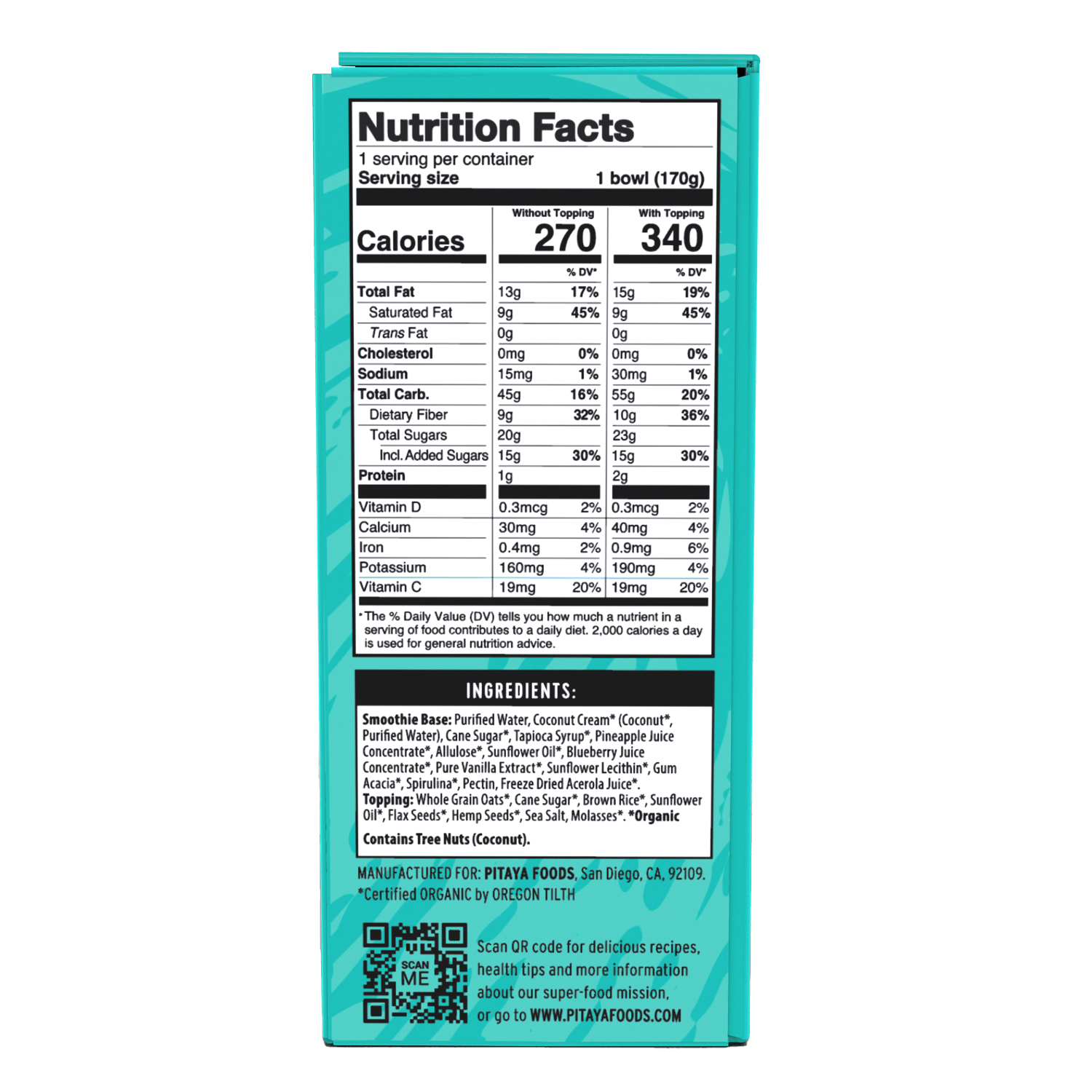 Organic Clarity Smoothie Bowl