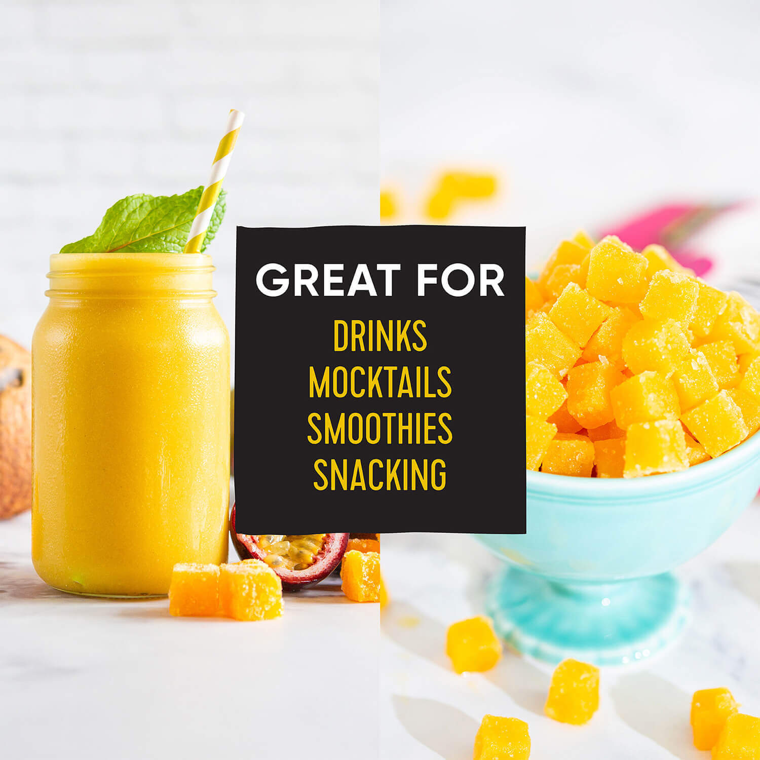 Natural Passion Fruit Snack-Sized Pieces 2Lb