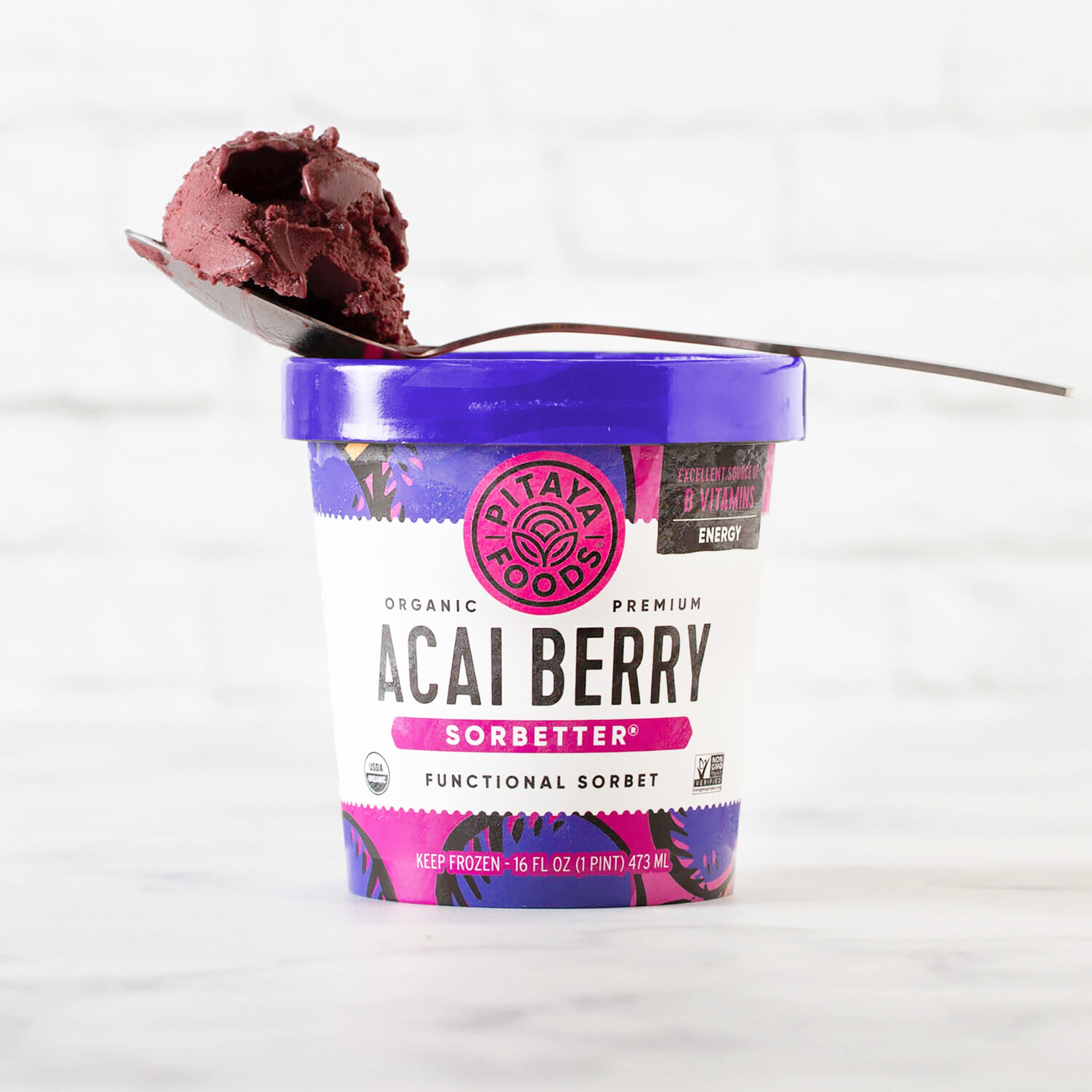 Organic Acai Berry Sorbetter® Sorbet Pint
