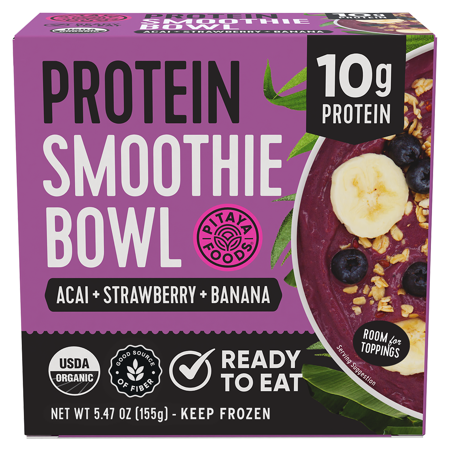 Protein Acai Banana Smoothie Bowl