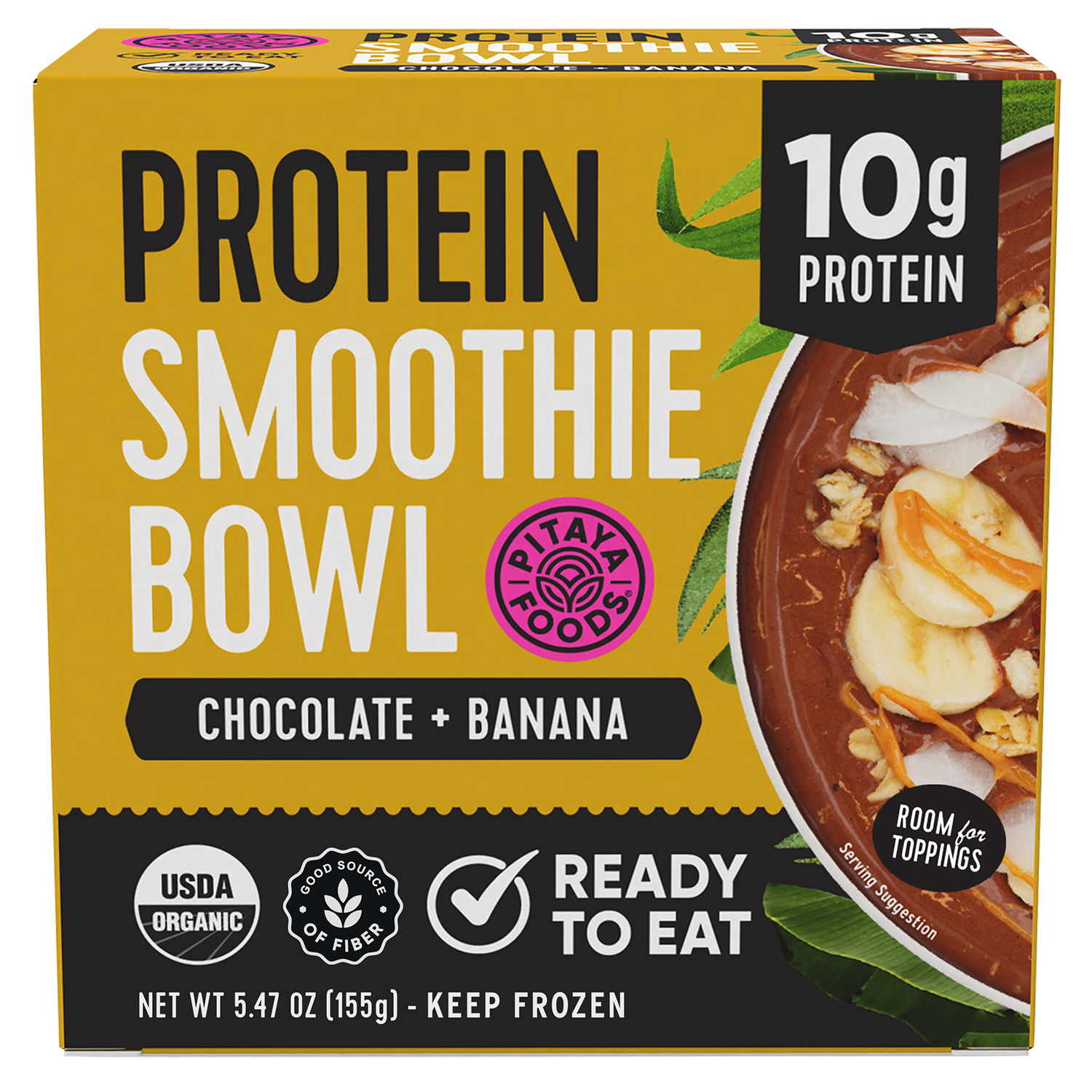 Protein Chocolate Banana Smoothie Bowl