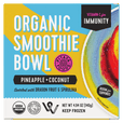 Organic Pineapple and Coconut Smoothie Bowl
