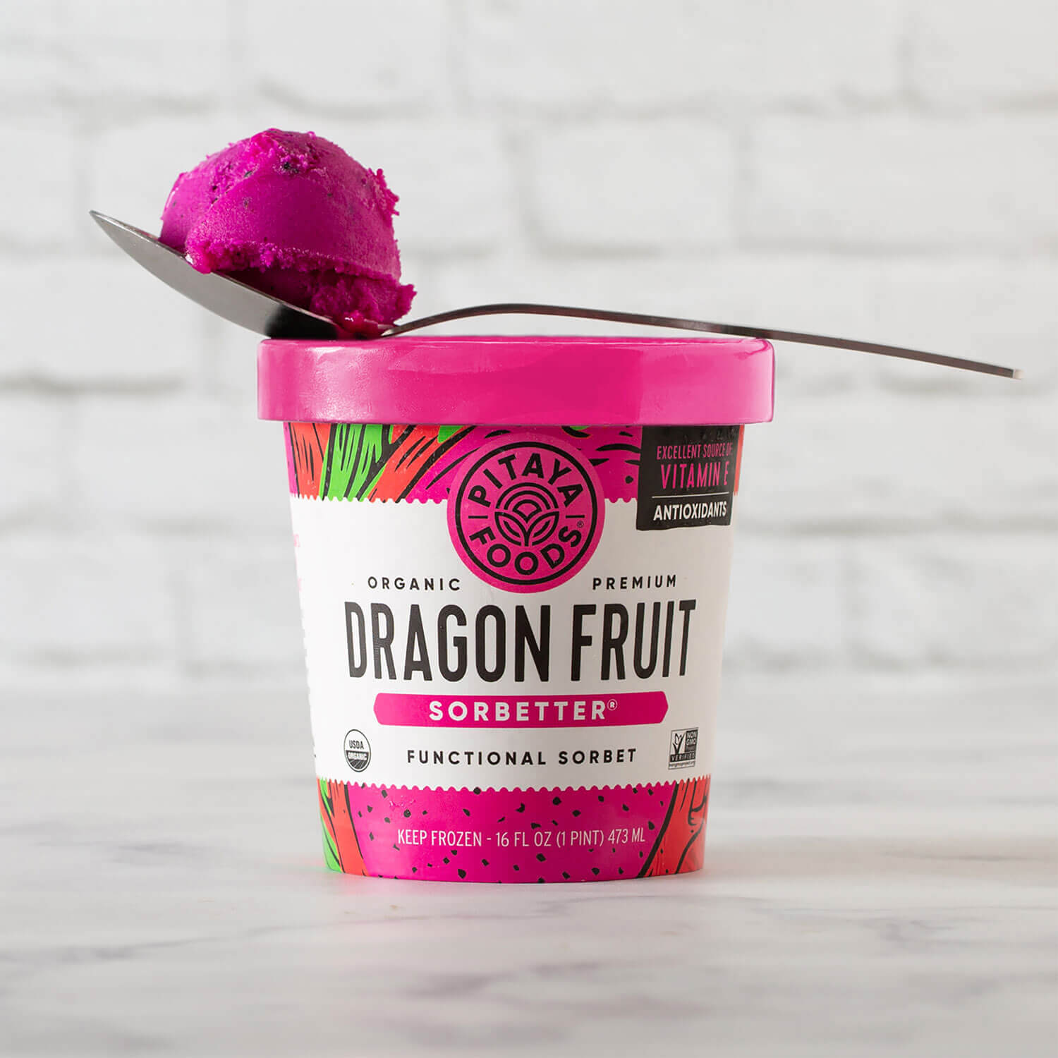 Organic Dragon Fruit Sorbetter® Sorbet Pint