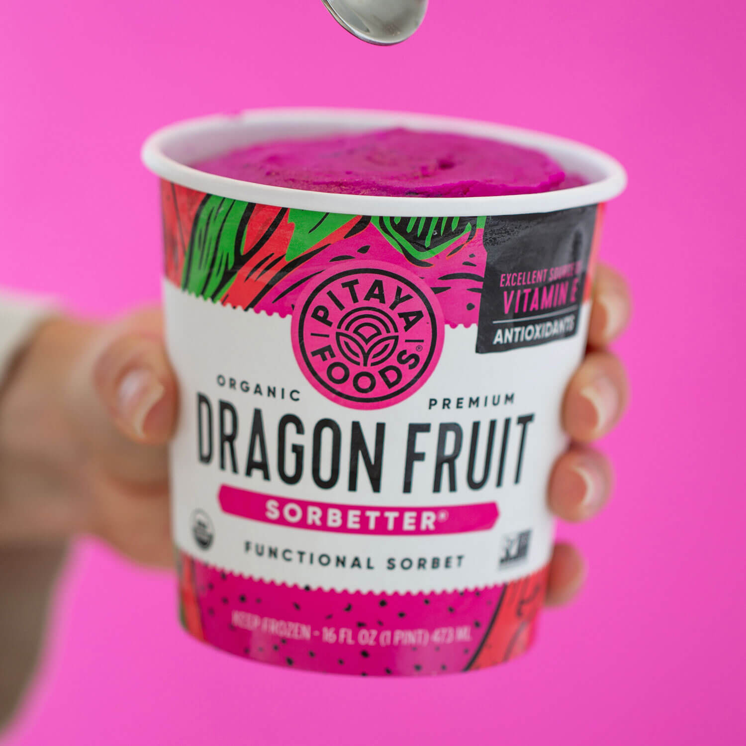 Organic Dragon Fruit Sorbetter® Sorbet Pint