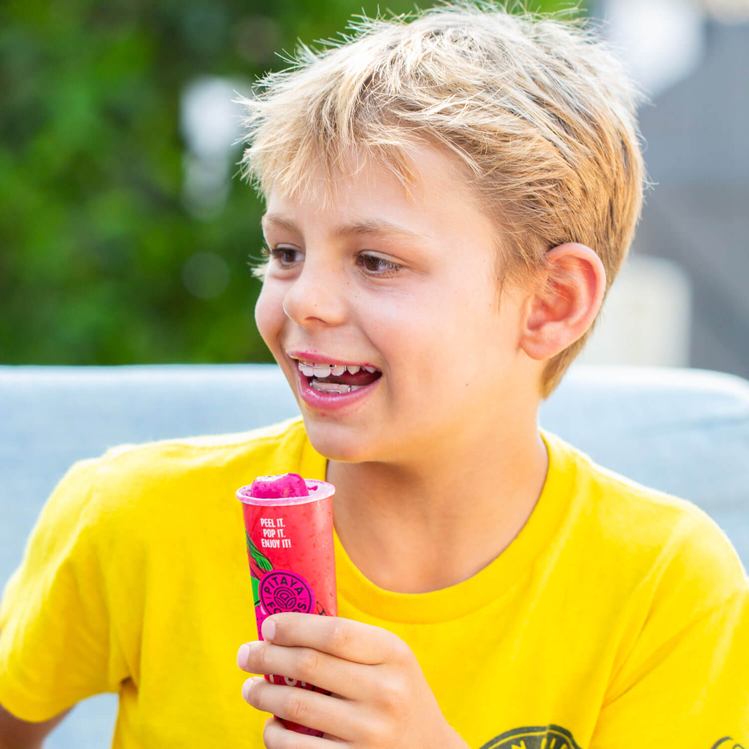 Organic Dragon Fruit Mango Smoothie Pops