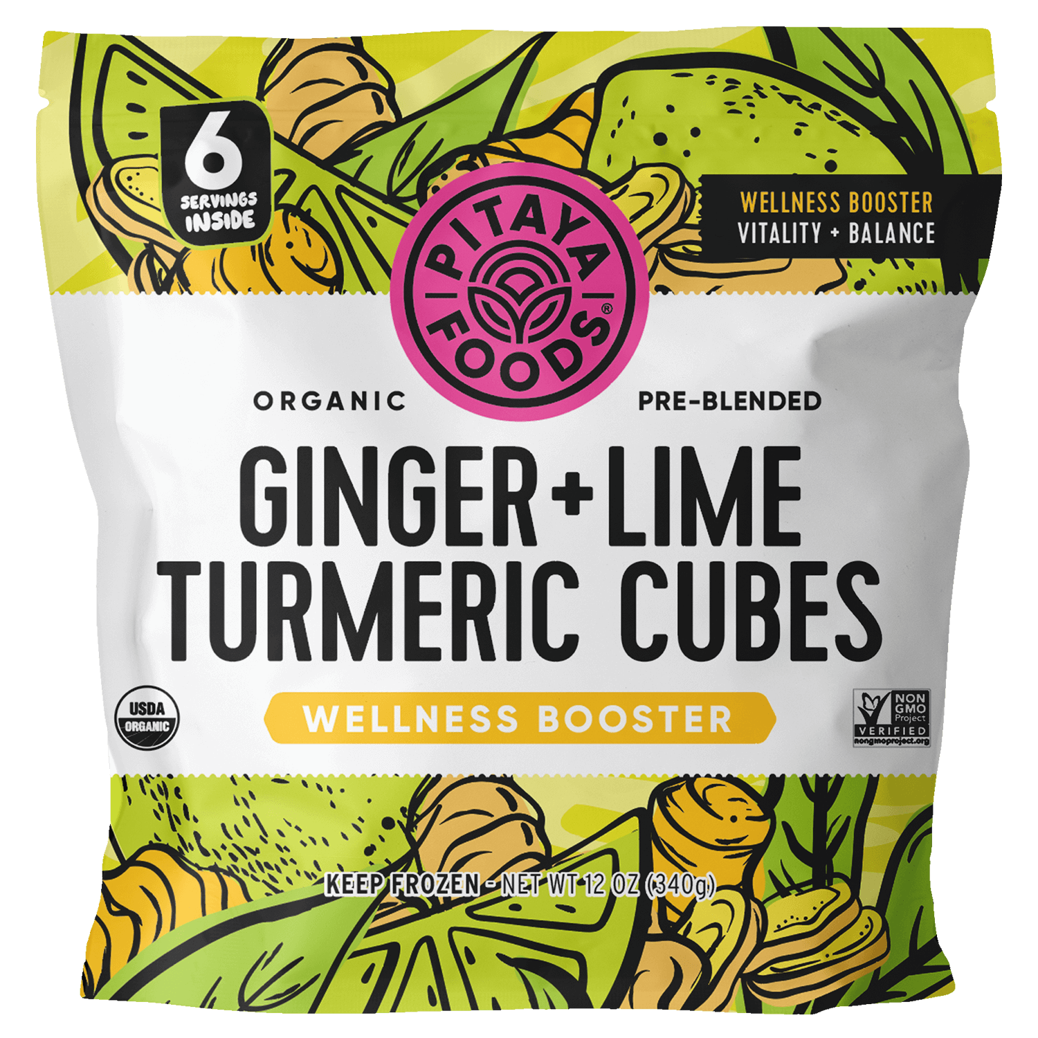 Organic Ginger Lime Turmeric Wellness Booster