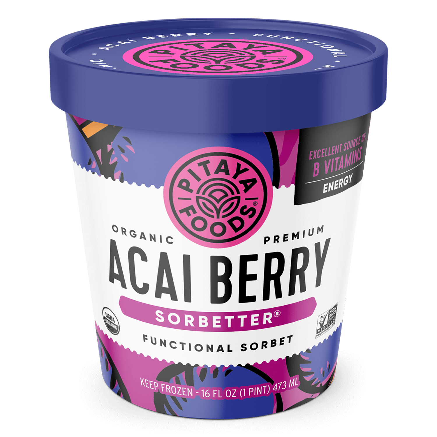Organic Acai Berry Sorbetter® Sorbet Pint