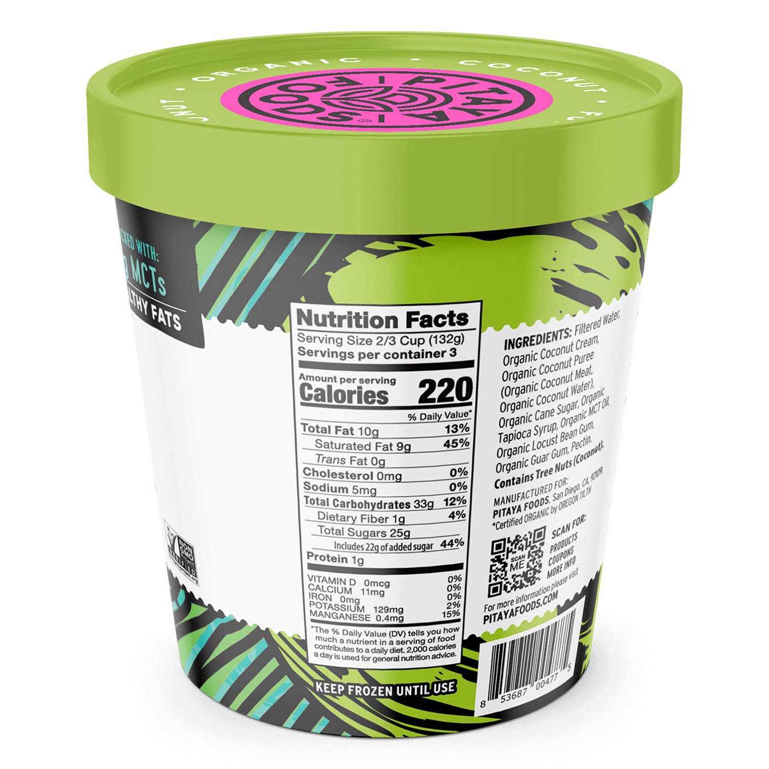 Organic Coconut Sorbetter® Sorbet Pint
