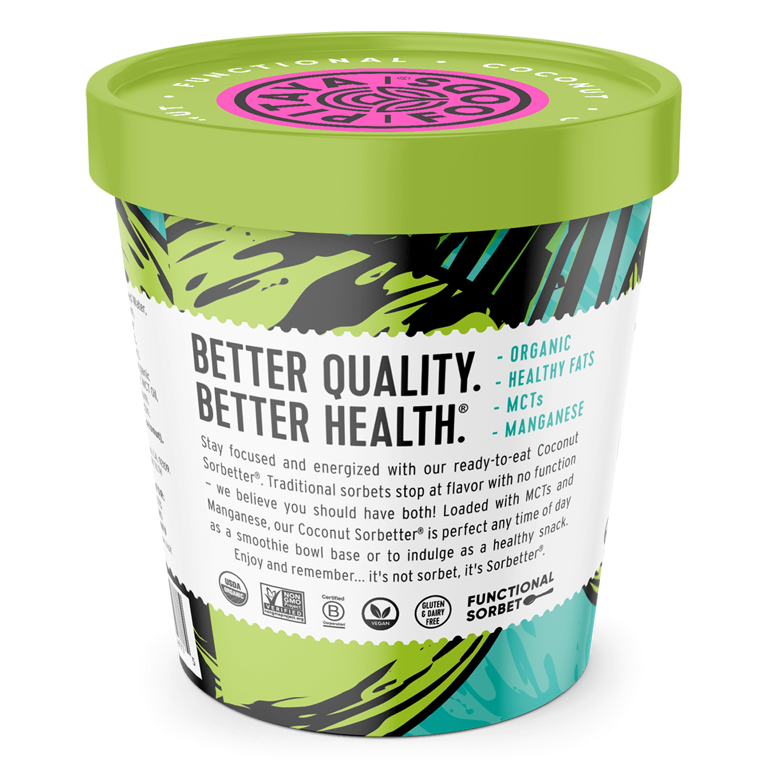 Organic Coconut Sorbetter® Sorbet Pint