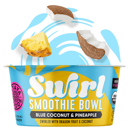 Organic Coconut and Pineapple Swirl Bowl