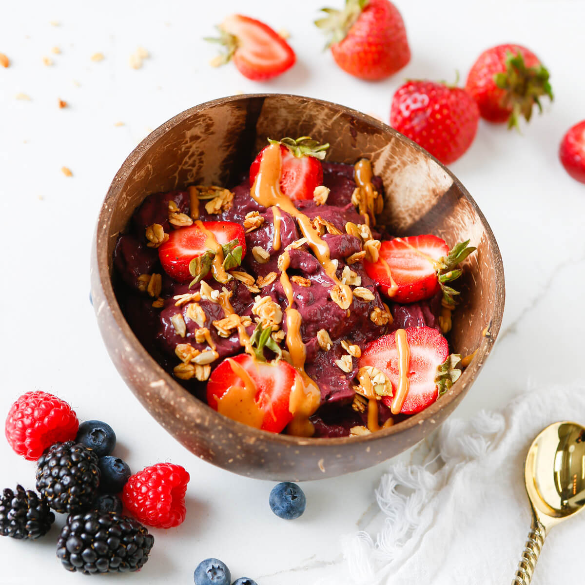 Organic Acai Berry Bite-Sized Pieces