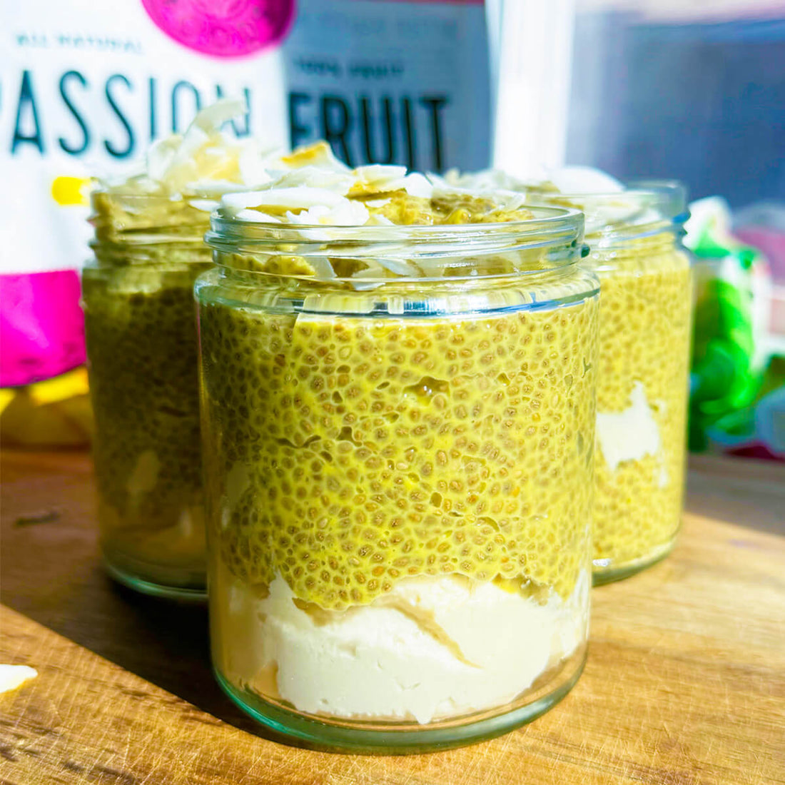 Passion Fruit Chia Seed Pudding