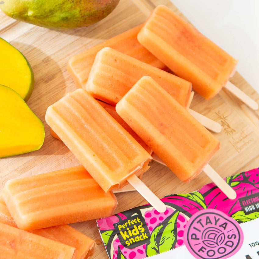 Pitaya Foods Pomegranate Popsicle Recipe