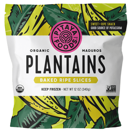 Organic Plantains Baked Ripe Slices