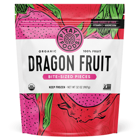 Organic Dragon Fruit Snack-Sized Pieces 2Lb
