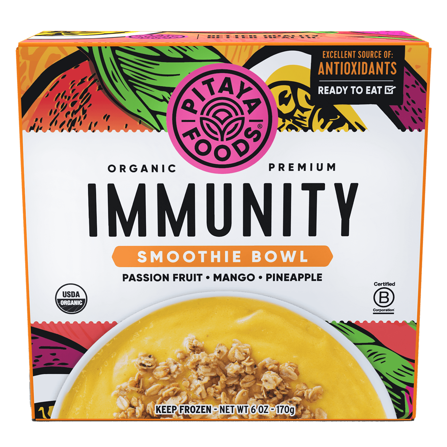 Pitaya Foods Immunity Smoothie Bowl