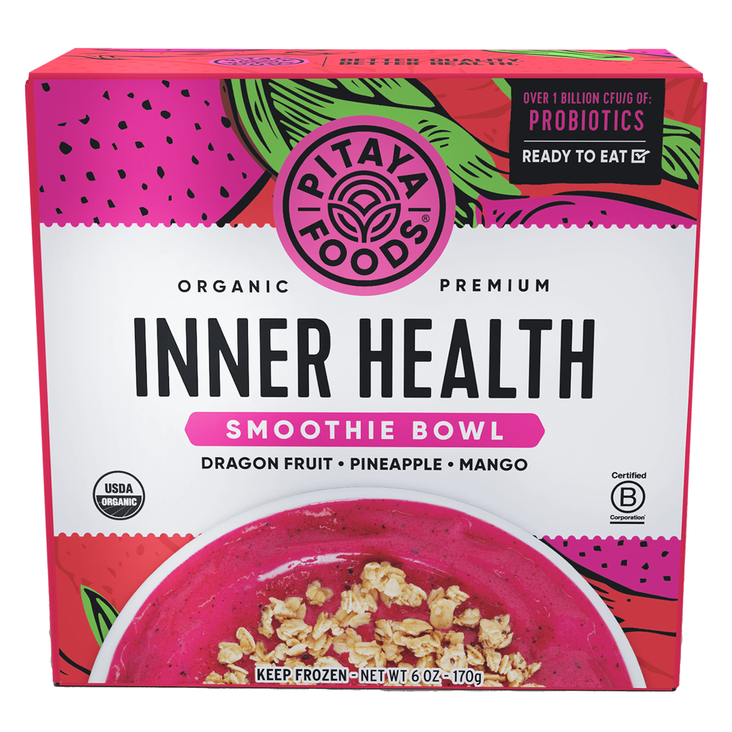 Pitaya Foods Inner Health Smoothie Bowl