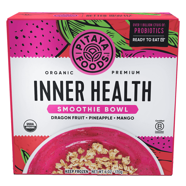 Pitaya Foods Frozen Recovery Smoothie Bowl, Ready to Eat, 6oz, 1 Bowl