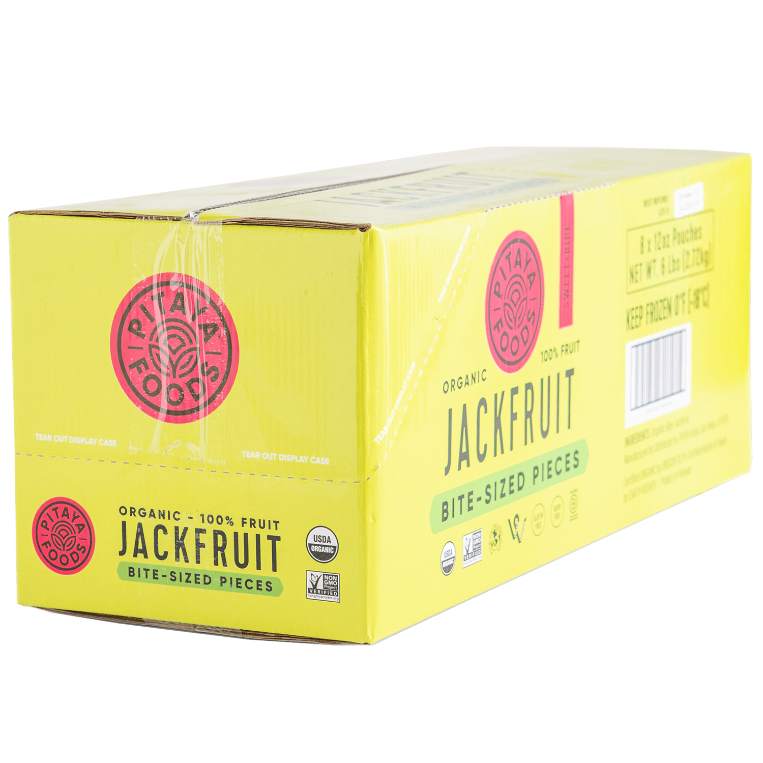 Pitaya Foods Organic Jackfruit Snack-Sized Pieces Case