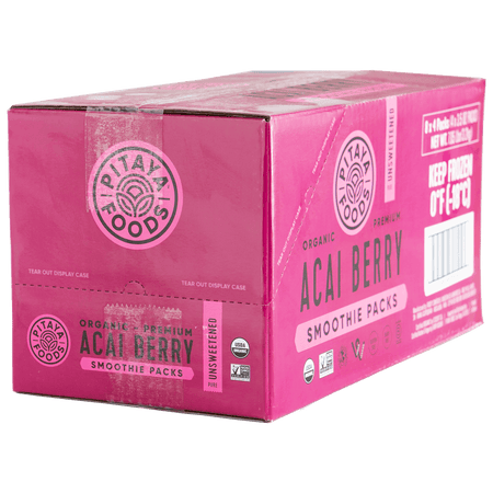 Organic Acai Berry Smoothie Packs Case