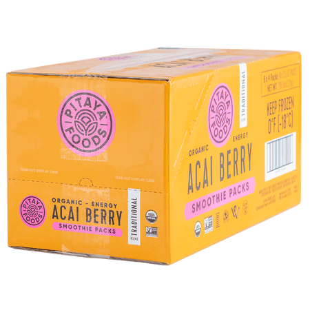 Organic Acai Traditional Smoothie Packs Case