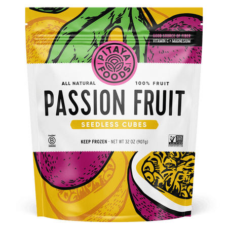 Natural Passion Fruit Snack-Sized Pieces 2Lb