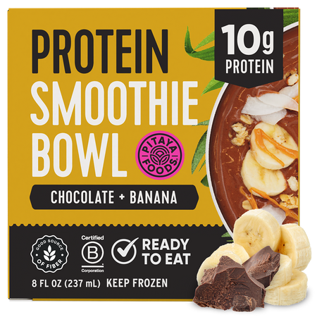 Protein Chocolate Banana Smoothie Bowl