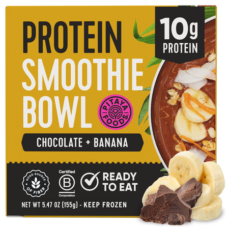Protein Chocolate Banana Smoothie Bowl