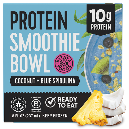 Protein Coconut Blue Spirulina Smoothie Bowl