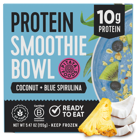 Protein Coconut Blue Spirulina Smoothie Bowl
