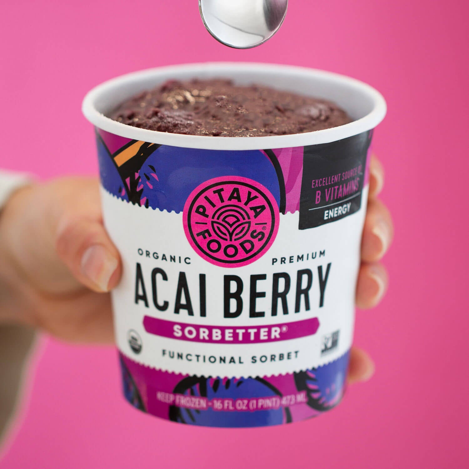 Organic Acai Berry Sorbetterยฎ Sorbet Pint