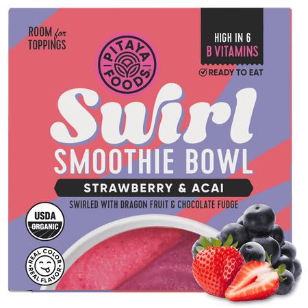 Organic Acai and Strawberry Swirl Bowl