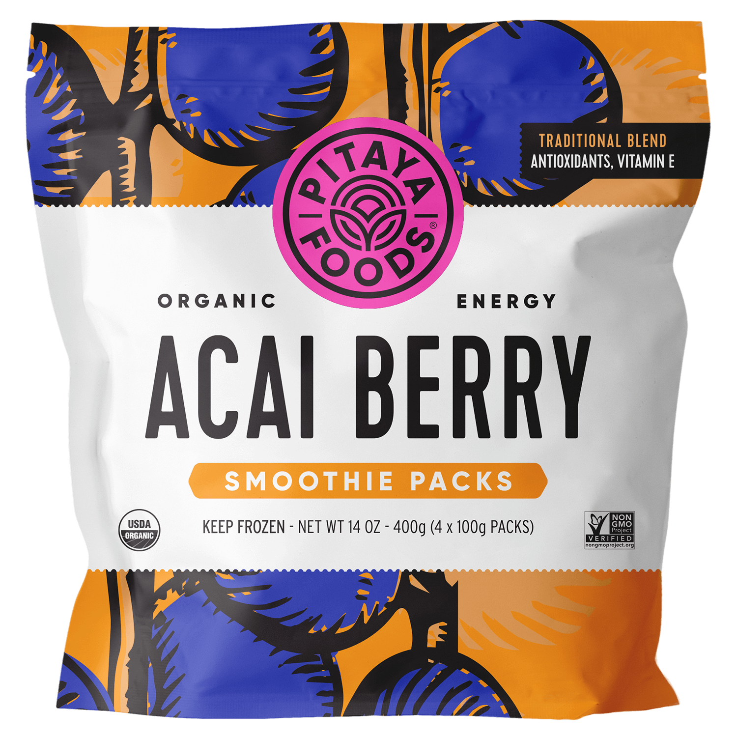 Organic Acai Traditional Smoothie Packs