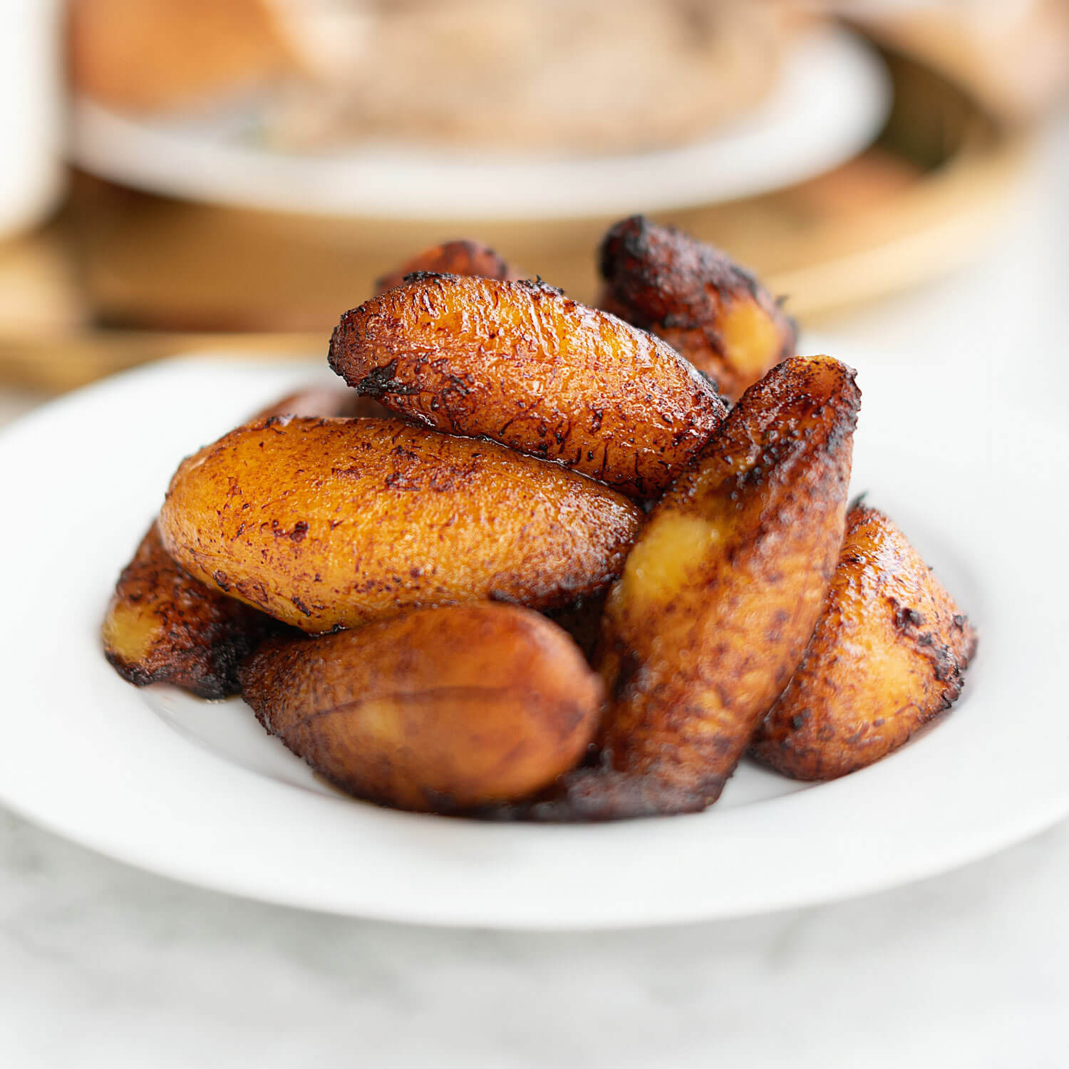 Organic Plantains Baked Ripe Slices