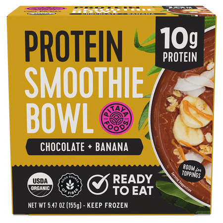 Protein Chocolate Banana Smoothie Bowl