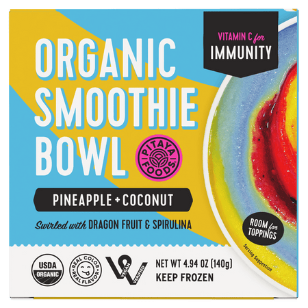 Organic Pineapple and Coconut Smoothie Bowl