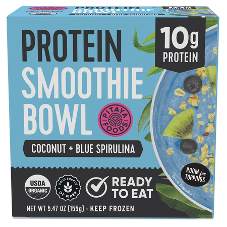 Protein Coconut Blue Spirulina Smoothie Bowl