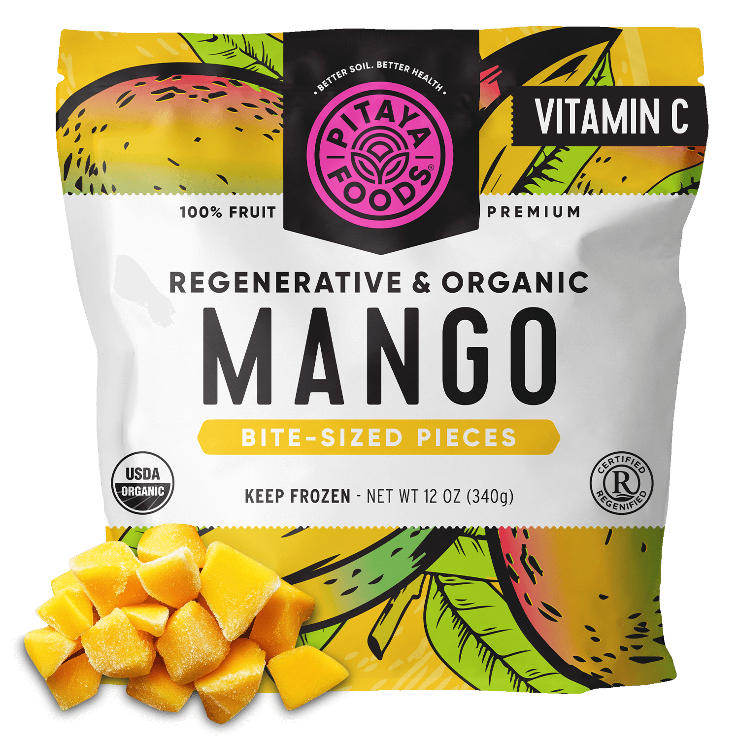 Java Bite Mango Regenerative Organic Mango Bite-Sized Pieces