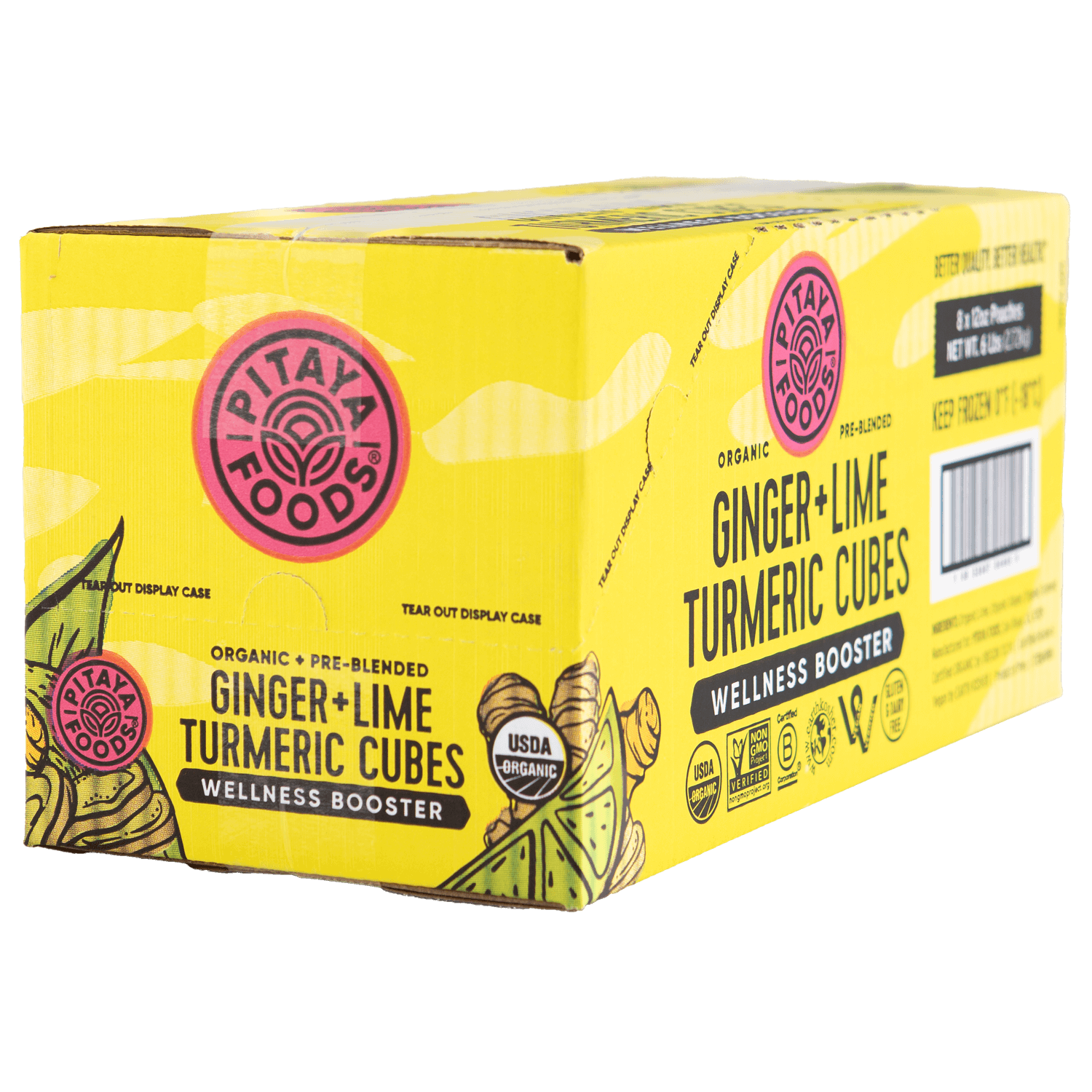 Organic Ginger Lime Turmeric Wellness Booster Case
