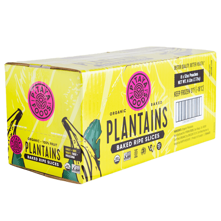 Organic Plantains Baked Ripe Slices Case
