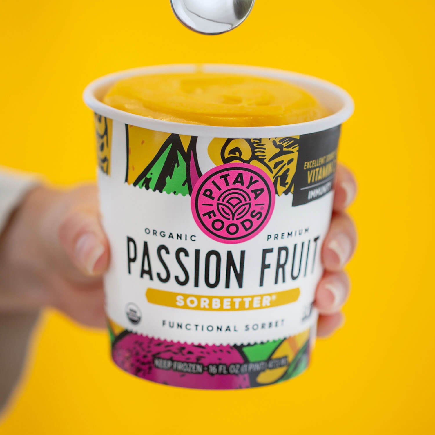 Organic Passion Fruit Sorbetter® Sorbet Pint