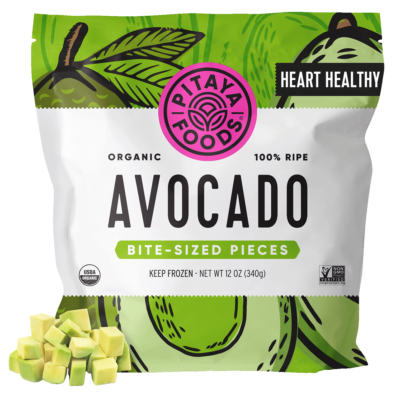 Pitaya Foods Organic Avocado Bite-Sized Pieces