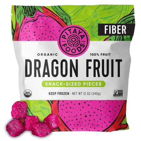 Organic Dragon Fruit Snack-Sized Pieces