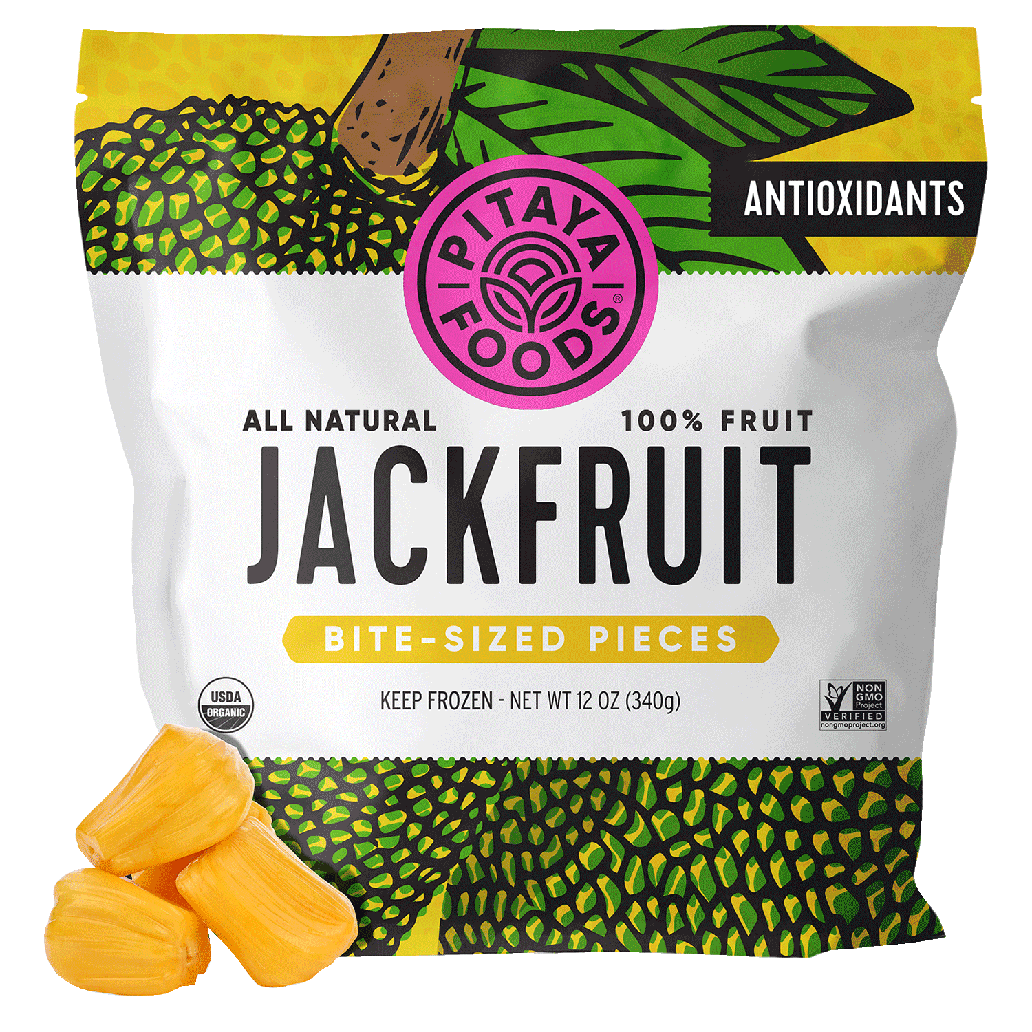 Pitaya Foods Organic Jackfruit Bite-Sized Pieces