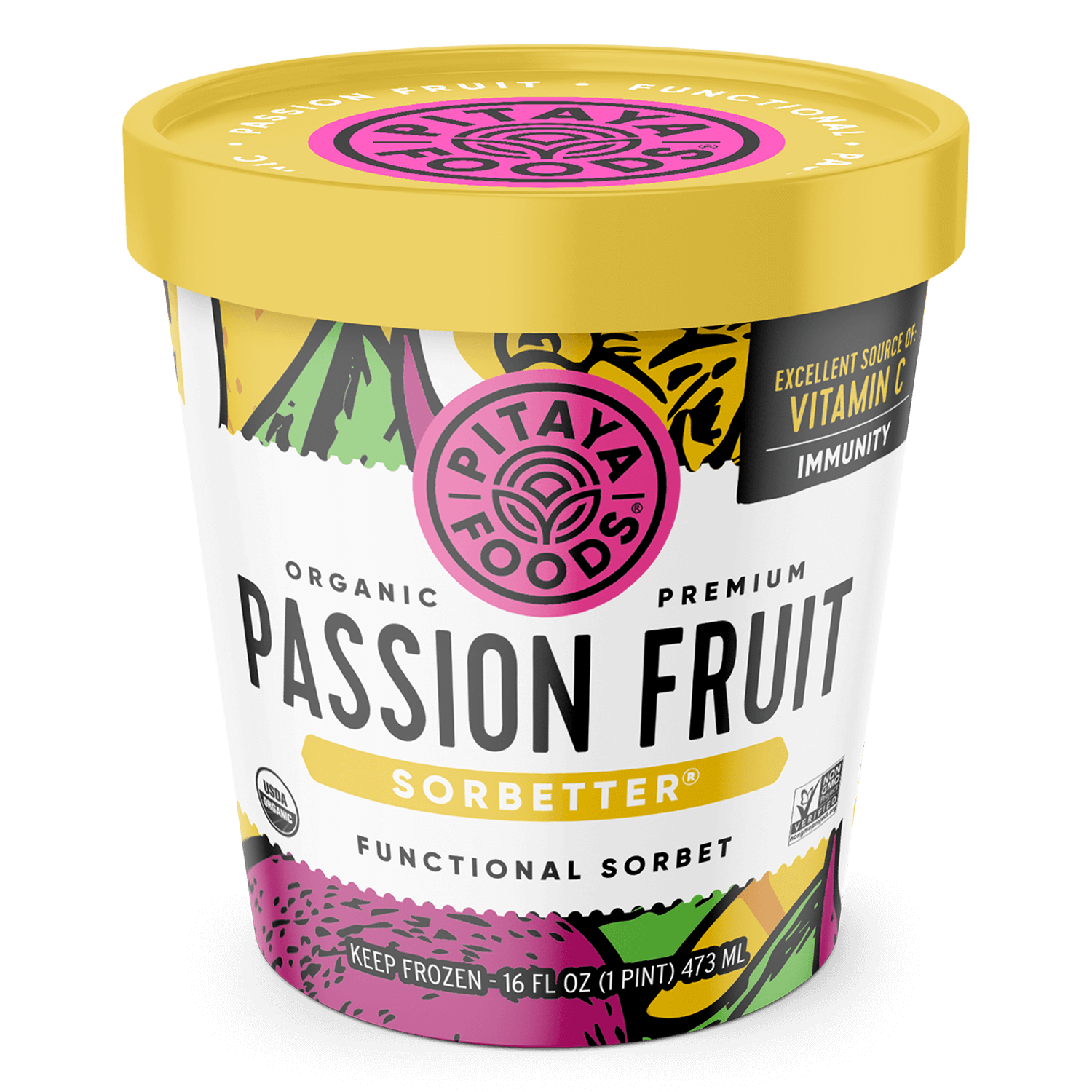Organic Passion Fruit Sorbetter® Sorbet Pint