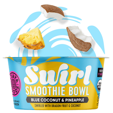 Organic Coconut and Pineapple Swirl Bowl