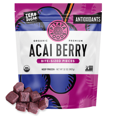 Organic Acai Berry Bite-Sized Pieces 2Lb