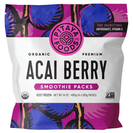 Organic Acai Berry Smoothie Packs